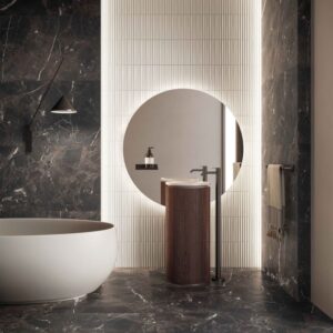 Flaviker FLOW tegel 6X25 cm - Wit mat