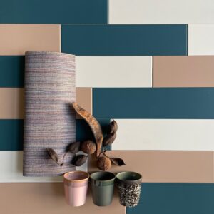 Sottocer FLOW tegel 10X40 cm – Blauw mat