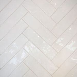 Sottocer BLOCK tegel 7X30 cm - Wit glans