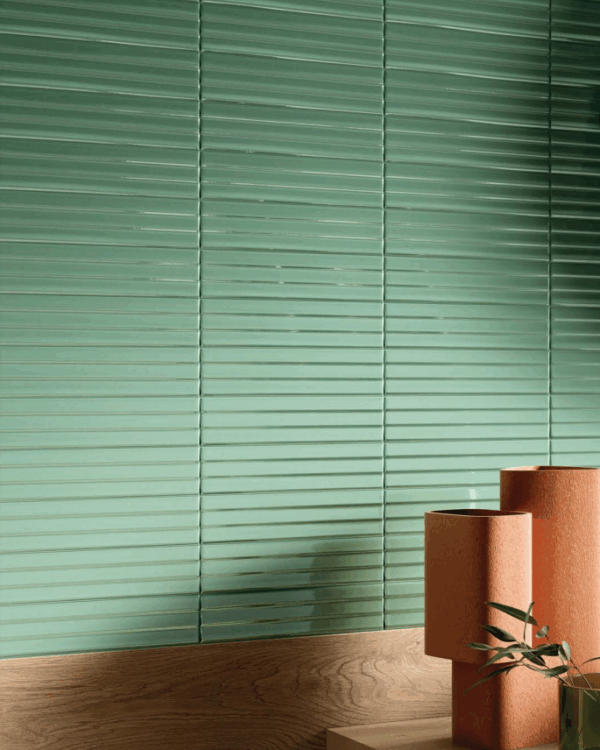 Flaviker FLOW tegel 6X25 cm - Groen mat