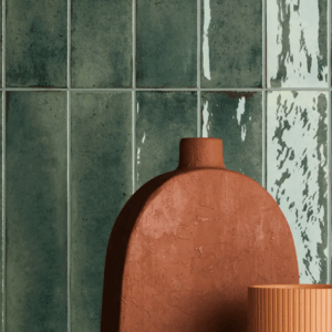 Novabell FUSION tegel 6X25 cm - Groen glans