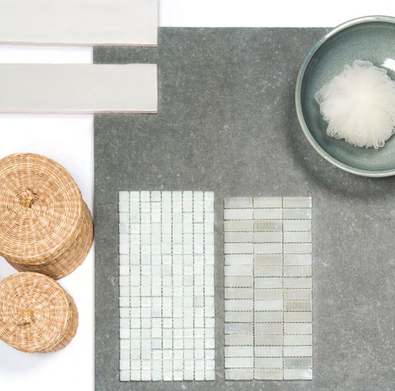 Aquacolor ANTIQUE tegel 1X1 cm – Wit