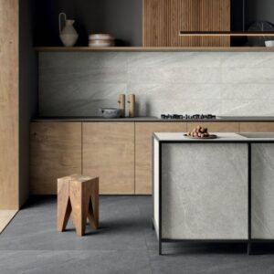 Flaviker ROCKIN tegel 60X60 cm – Antraciet mat