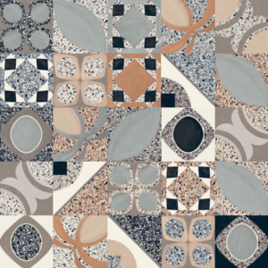 Decortegel 20X20cm MIX FRAMMENTI DIPINTO Terrazzo