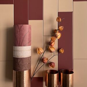 Sottocer FLOW tegel 10X40 cm – Rose mat