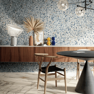 Decortegel 20X20cm FRAMMENTI AZZURRO MA Terrazzo