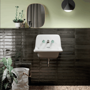 Del Conca FRAMMENTI tegel 7X40 cm - Zwart glans