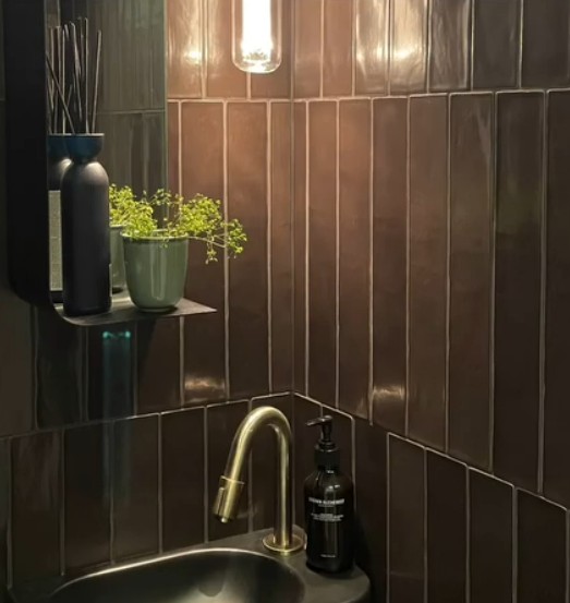 Sottocer SENSE tegel 6X39 cm - WALNUT