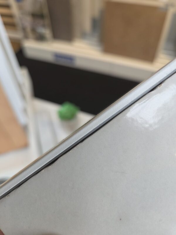 Schlüter Jolly MBW tegelprofiel mat alu structuur gecoat wit