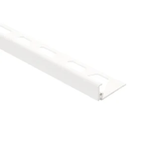 Schlüter Jolly MBW tegelprofiel mat alu structuur gecoat wit