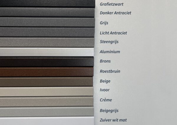 Schlüter Jolly TSI tegelprofiel mat alu structuur gecoat ivoor