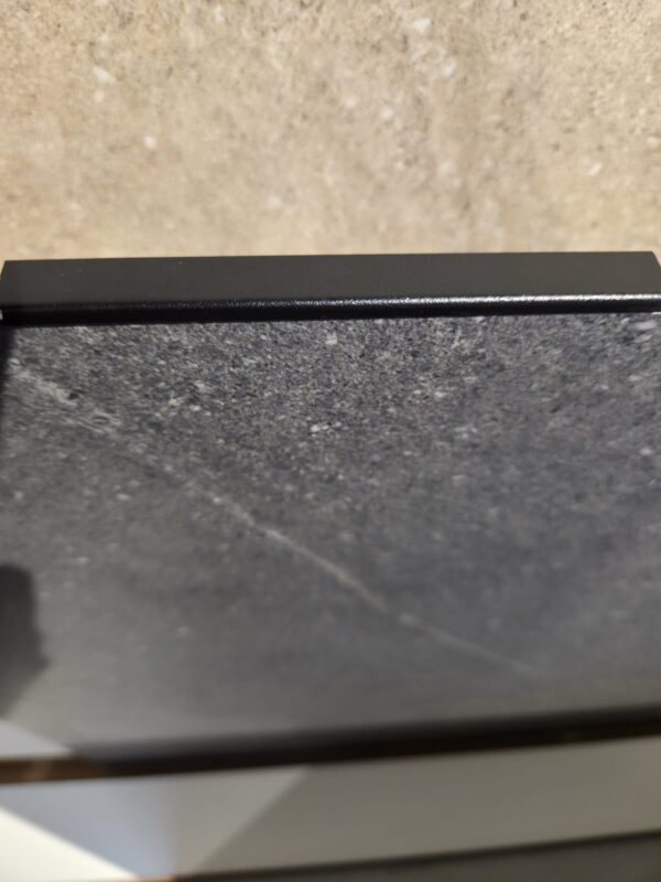 Schlüter Jolly MGS tegelprofiel mat alu structuur gecoat zwart
