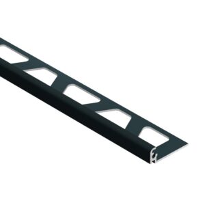 Schlüter Jolly MGS tegelprofiel mat alu structuur gecoat zwart