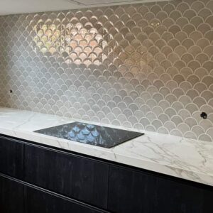 HAWAIIAN tegel 6X12 cm Grandeur Beige glans