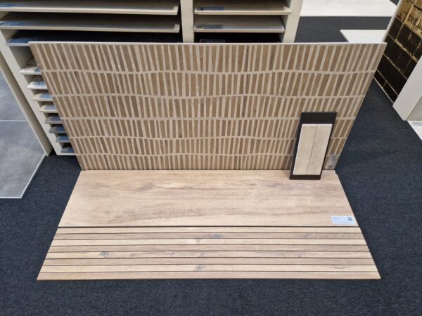 FUSION tegel 6X25 cm - Beige glans