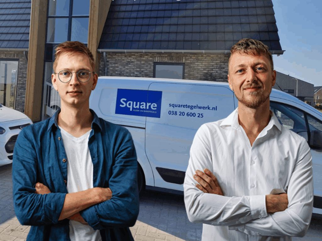 Ewout en Jaap zetten zelf de tegels