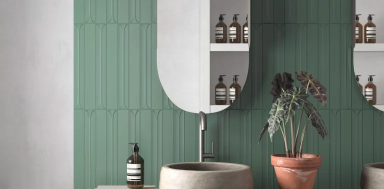 Equipe HOPP tegel 5X40 - Groen mat - Afbeelding 3