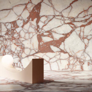 Flaviker SUPREME HEDONISM tegel 60X120 - Rood glans