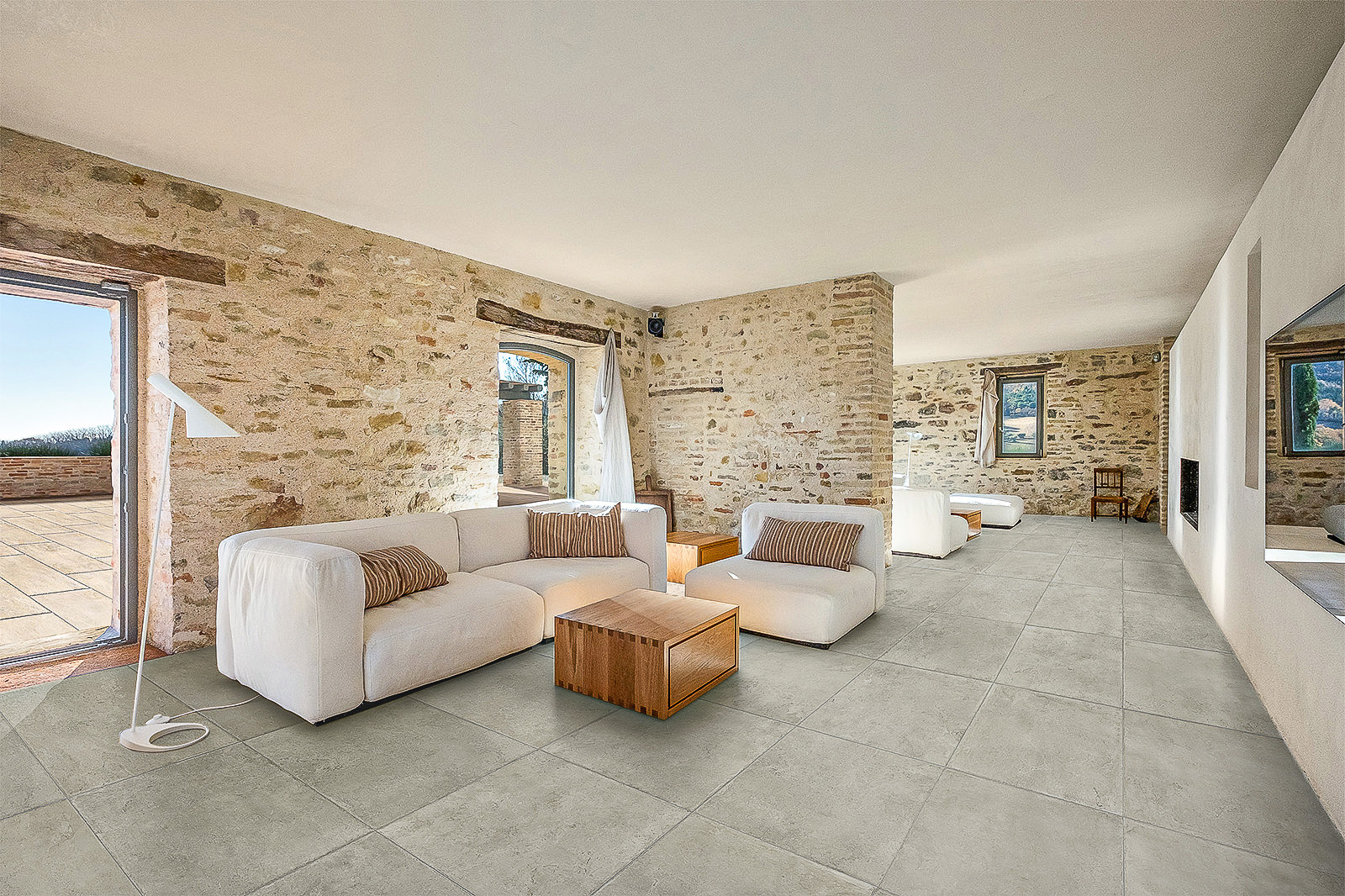 Tagina MEDITERRANEA tegel 60X60 - Grijs mat - Afbeelding 2