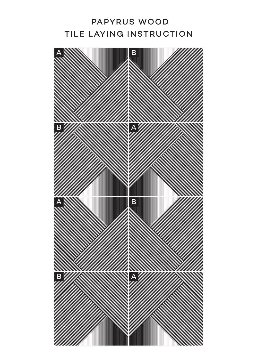 Rak PAPYRUS tegel 60X60 - Ivoor mat A - Afbeelding 4