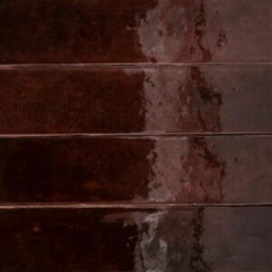 Sottocer EARTH tegel 6,2X25 cm – Chocolate glans