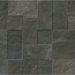 Saloni Menhir decor wandtegel 45x90 cm Mid Antra antraciet mat