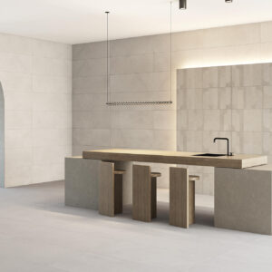 Saloni Materia wandtegel 40x120 cm Beige beige mat