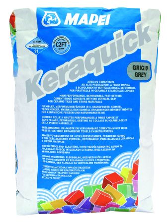 Mapei Keraquick S1 grijs – snel uithardende tegellijm – 25 kg