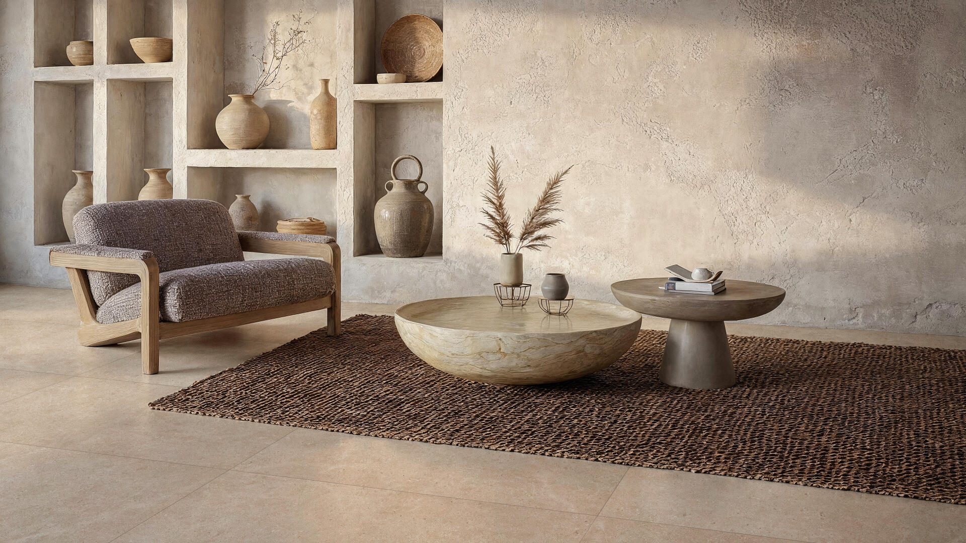 Carvallo ESSENZA tegel 60x120 cm – Sabbia beige mat – foto 5