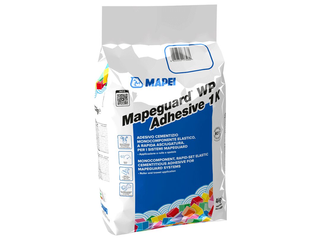 Mapei Mapeguard WP Adhesive 1K systeemlijm, zak van 4 kg